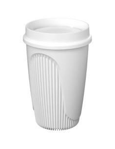 Bicchiere da 350 ml con coperchio a 360° Alto POP