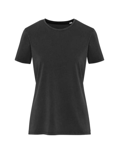 T-shirt a maniche corte da donna in tessuto lavato da 160 g/m²Nanaimo