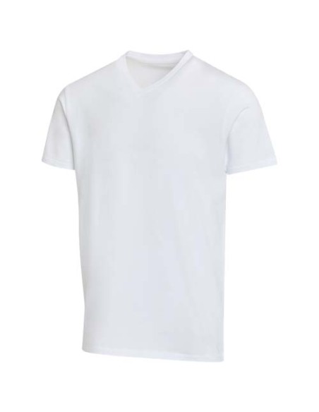 T-shirt a maniche corte unisex con scollo a V in cotone biologico certificato OCS da 200 g/m² Balfour