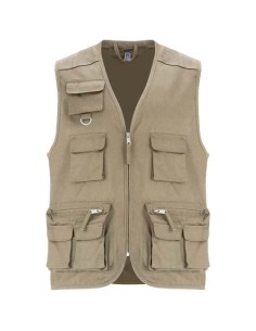 Gilet da lavoro con più tasche e scollo a V da 200 g/m² Venera 