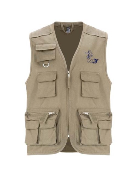Gilet da lavoro con più tasche e scollo a V da 200 g/m² Venera 