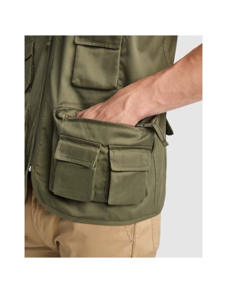 Gilet da lavoro con più tasche e scollo a V da 200 g/m² Venera 