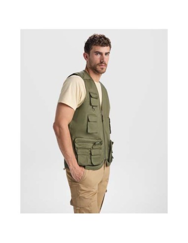 Gilet da lavoro con più tasche e scollo a V da 200 g/m² Venera 