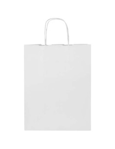 Sacchetto di carta da 80-90 g/m² con manici intrecciati, 25 x 15 x 32 cm Kraft