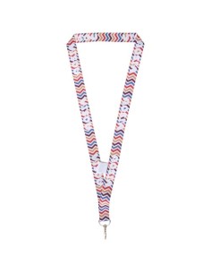Lanyard con stampa a sublimazione e passante Neve