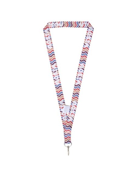 Lanyard con stampa a sublimazione e passante Neve