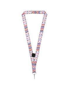 Lanyard con stampa a sublimazione e passante Neve