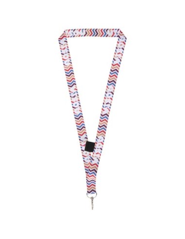 Lanyard con stampa a sublimazione e passante Neve