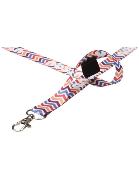 Lanyard con stampa a sublimazione e passante Neve
