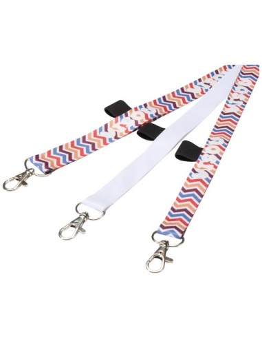 Lanyard con stampa a sublimazione e passante Neve