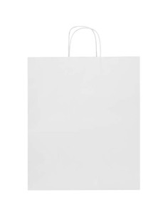 Sacchetto di carta da 80-90 g/m² con manici intrecciati, 32 x 17 x 39 cm Kraft