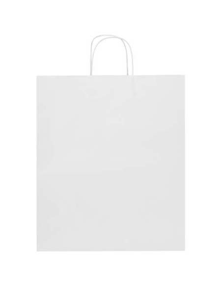 Sacchetto di carta da 80-90 g/m² con manici intrecciati, 32 x 17 x 39 cm Kraft