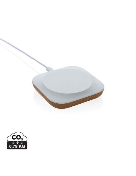 Caricatore wireless 10W Oregon in plastica riciclata RCS