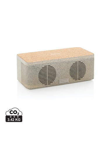 Speaker e caricatore wireless in fibra di grano