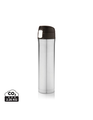 Bottiglia termica easy lock in acciaio riciclato RCS 450ml