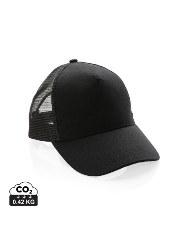 Cappellino trucker 5 pannelli in rcotton Impact AWARE™ 190gr