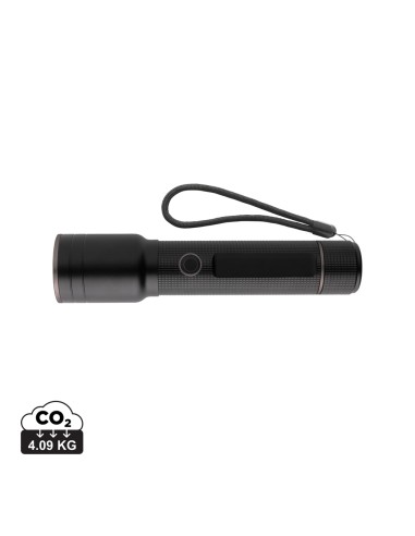Torcia heavy duty ricaricabile USB Gear X in rAlluminio RCS