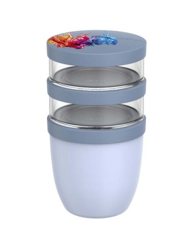 Portavivande termico composto da 3 pezzi da 500 ml + 2 da 200 ml Mepal Ellipse