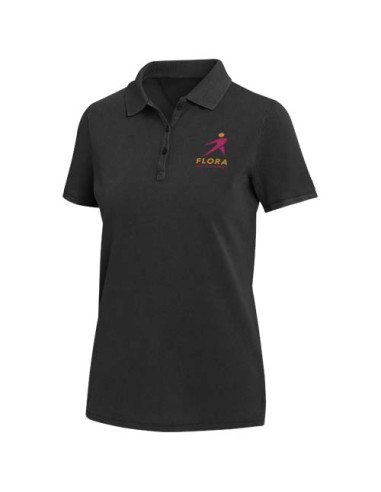 Polo da donna in tessuto lavato da 200 g/m² Calgary