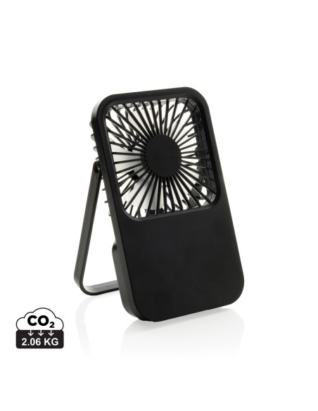 Ventilatore ricaricabile da tavolo Aervina uin rPlastica RCS