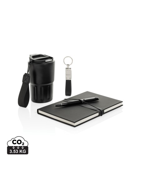 Set regalo business deluxe Swiss Peak con bicchiere RCS
