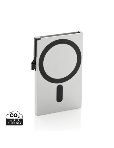 Porta carte magnetico RFID in alluminio per smartphone