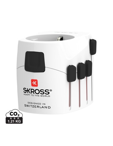 SKROSS Adattatore da viaggio universale Pro 3 poli
