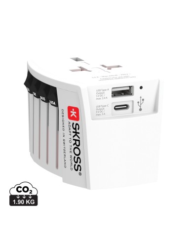 SKROSS Adattatore da viaggio MUV USB ( 1 TYPE C 1 USB A)
