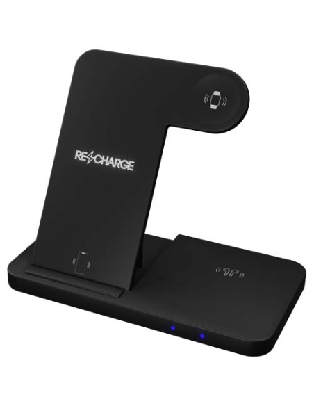 Base di ricarica wireless 3 in 1 con supporto per telefono SCX.design W28
