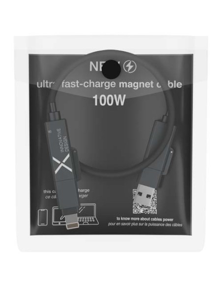 Cavo di ricarica magnetico in silicone da 100 W SCX.design C59