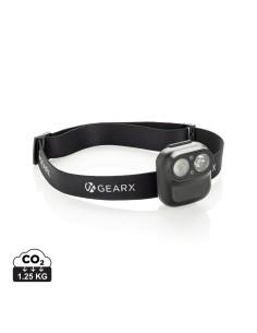 Torcia frontale Gear X rPlastica RCS e sensore di movimento