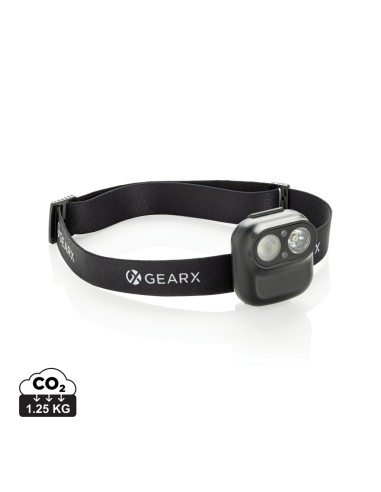 Torcia frontale Gear X rPlastica RCS e sensore di movimento