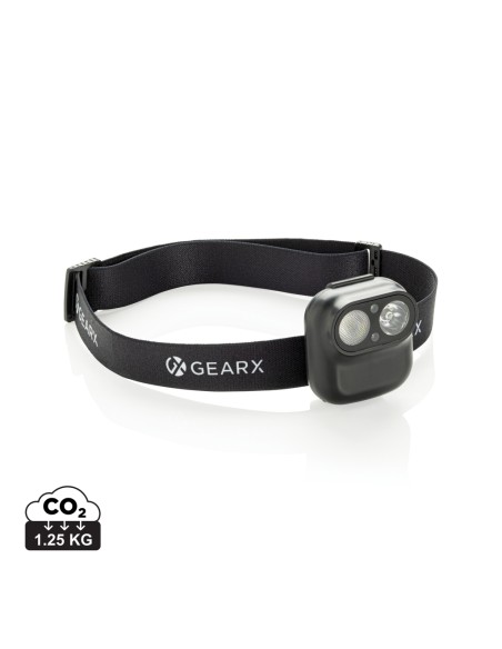 Torcia frontale Gear X rPlastica RCS e sensore di movimento