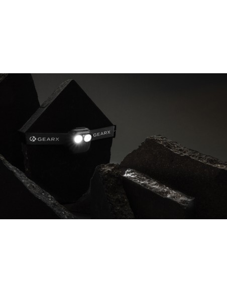 Torcia frontale Gear X rPlastica RCS e sensore di movimento