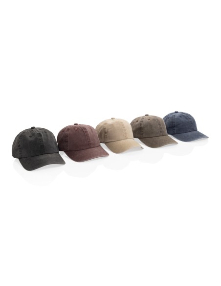 Cappellino 6 pannelli BEAU in twill di cotone AWARE™ 270 gm2