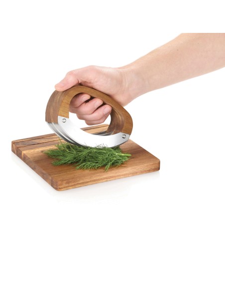 Coltello da cucina AdHoc RoccaVerde con tagliere