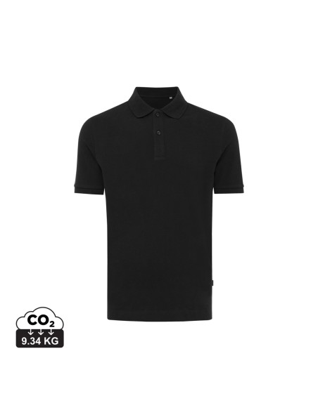 Polo IQONIQ Yosemite in cotone piquet riciclato