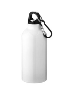 Borraccia in alluminio riciclato certificato RCS con moschettone da 400 ml Oregon