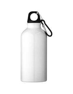 Borraccia in alluminio riciclato certificato RCS con moschettone da 400 ml Oregon