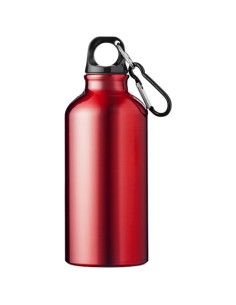 Borraccia in alluminio riciclato certificato RCS con moschettone da 400 ml Oregon