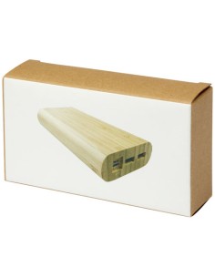 Power bank Tulda da 20,000 mAh in bambù