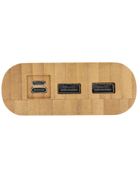 Power bank Tulda da 20,000 mAh in bambù