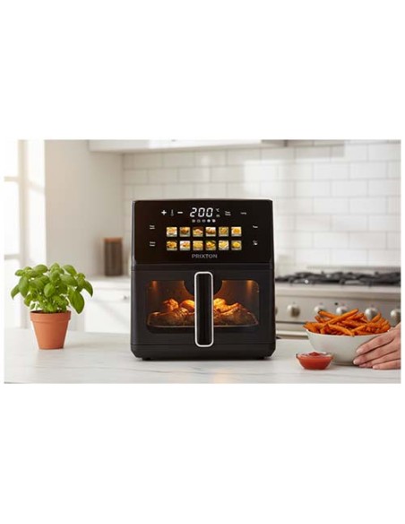 Prixton Cook Organics 6L friggitrice ad aria a doppio riscaldamento