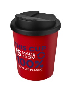 Bicchiere Americano® Espresso da 250 ml in materiale riciclato con coperchio a prova di perdita