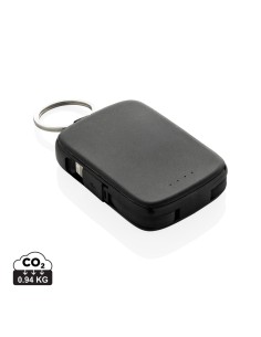 Portachiavi Nexo RCS con powerbank da 2.000 mAh e cavi