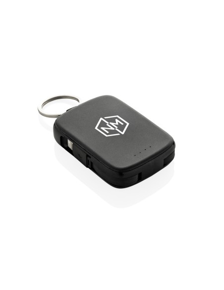 Portachiavi Nexo RCS con powerbank da 2.000 mAh e cavi