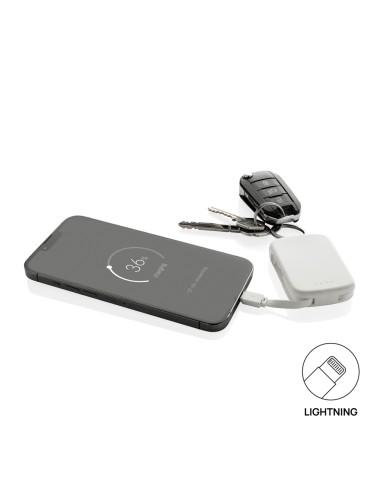 Portachiavi Nexo RCS con powerbank da 2.000 mAh e cavi