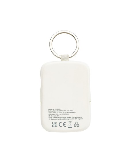 Portachiavi Nexo RCS con powerbank da 2.000 mAh e cavi