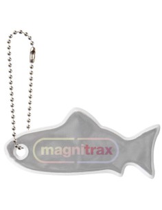 Gancio riflettente a forma di pesce