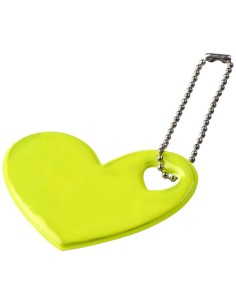 Portachiavi riflettente a forma di cuore